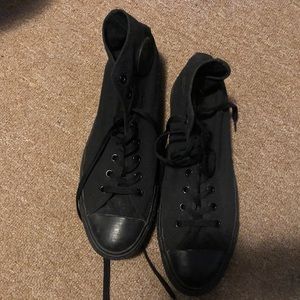 Black Converse High-Tops